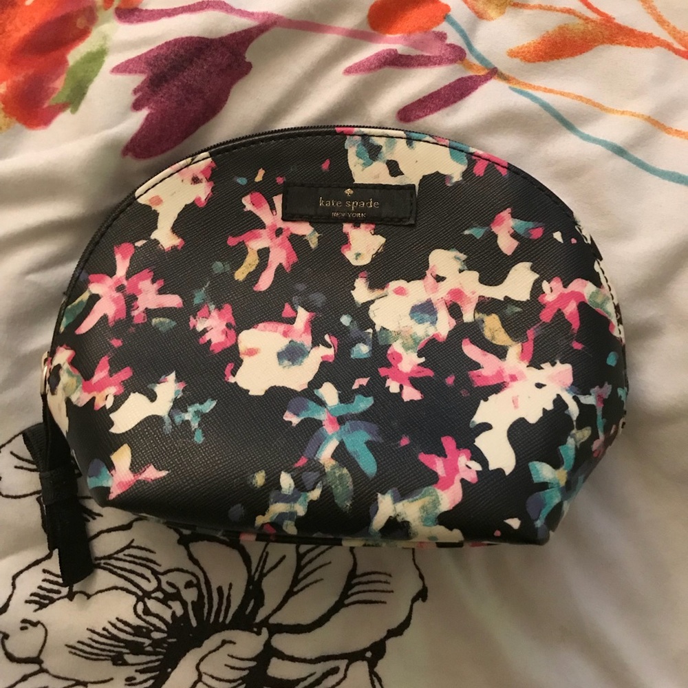 Floral Kate Spade Cosmetic Bag